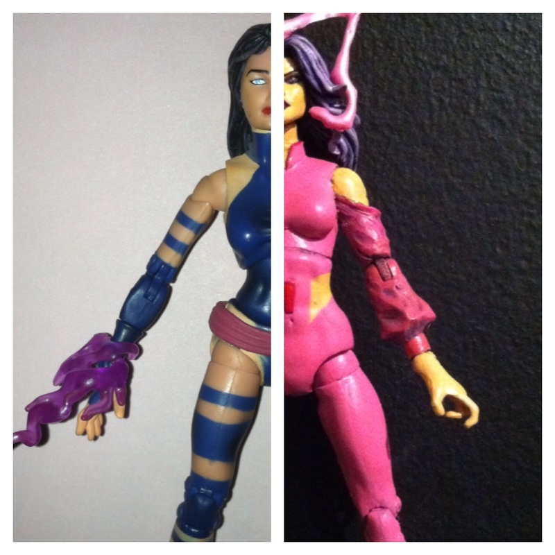 Custom Marvel Legends Psylocke figures Pop Culture Hoard